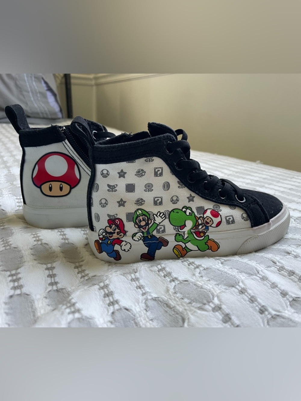 Ground Up Toddler/Kids Super Mario High-Top Sneakers 10